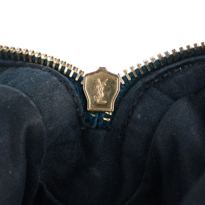 Saint Laurent Calfskin Oversized Muse Cerulean 9 of 10