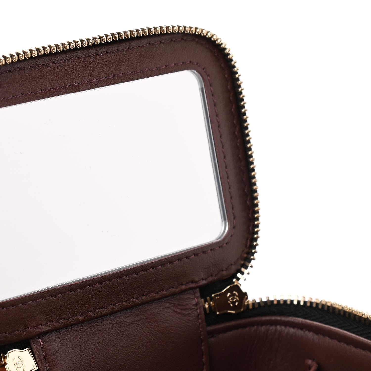 Chanel Caviar Quilted Mini Vanity Case With Chain Black 11 of 12