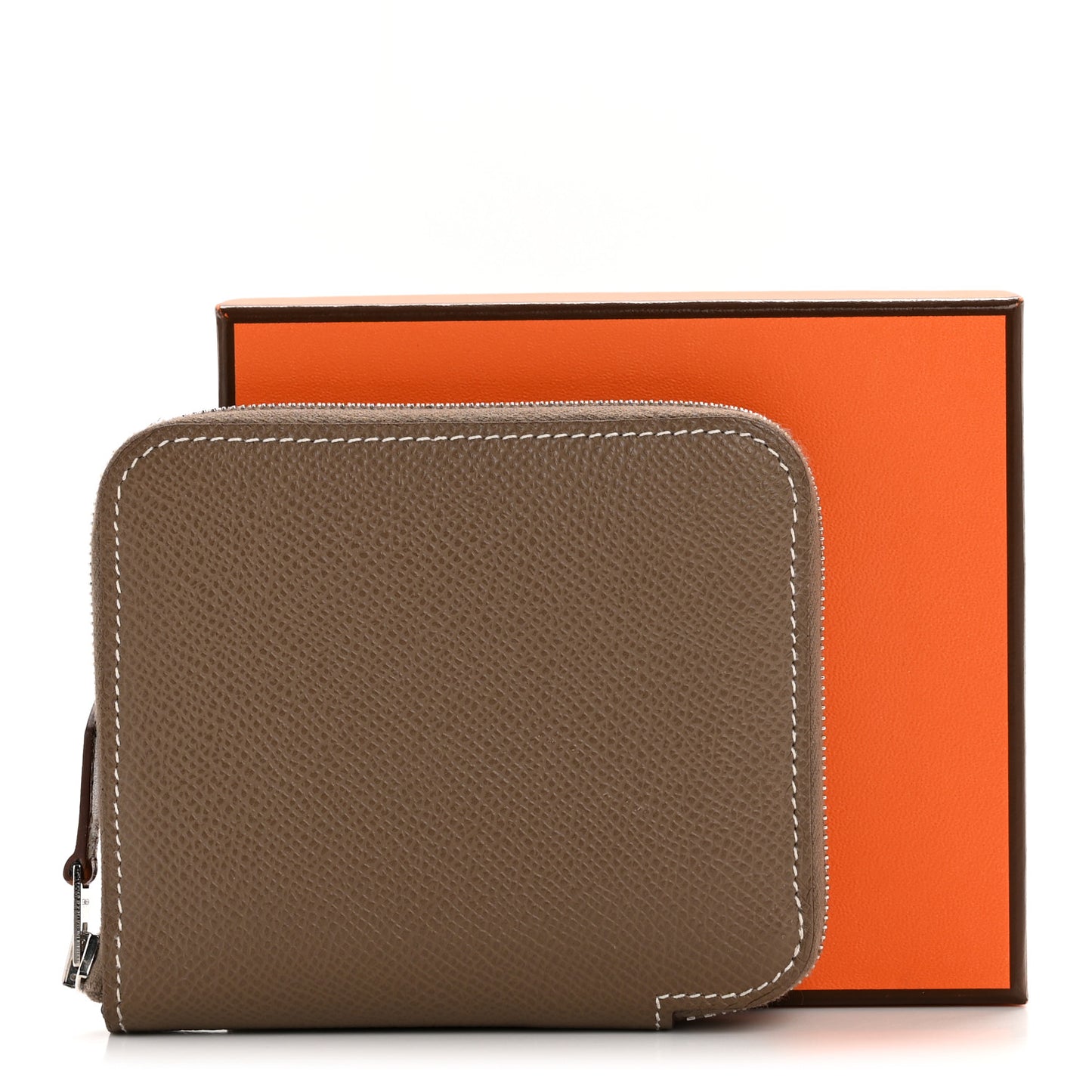 Epsom Silk'in Compact Wallet Etoupe