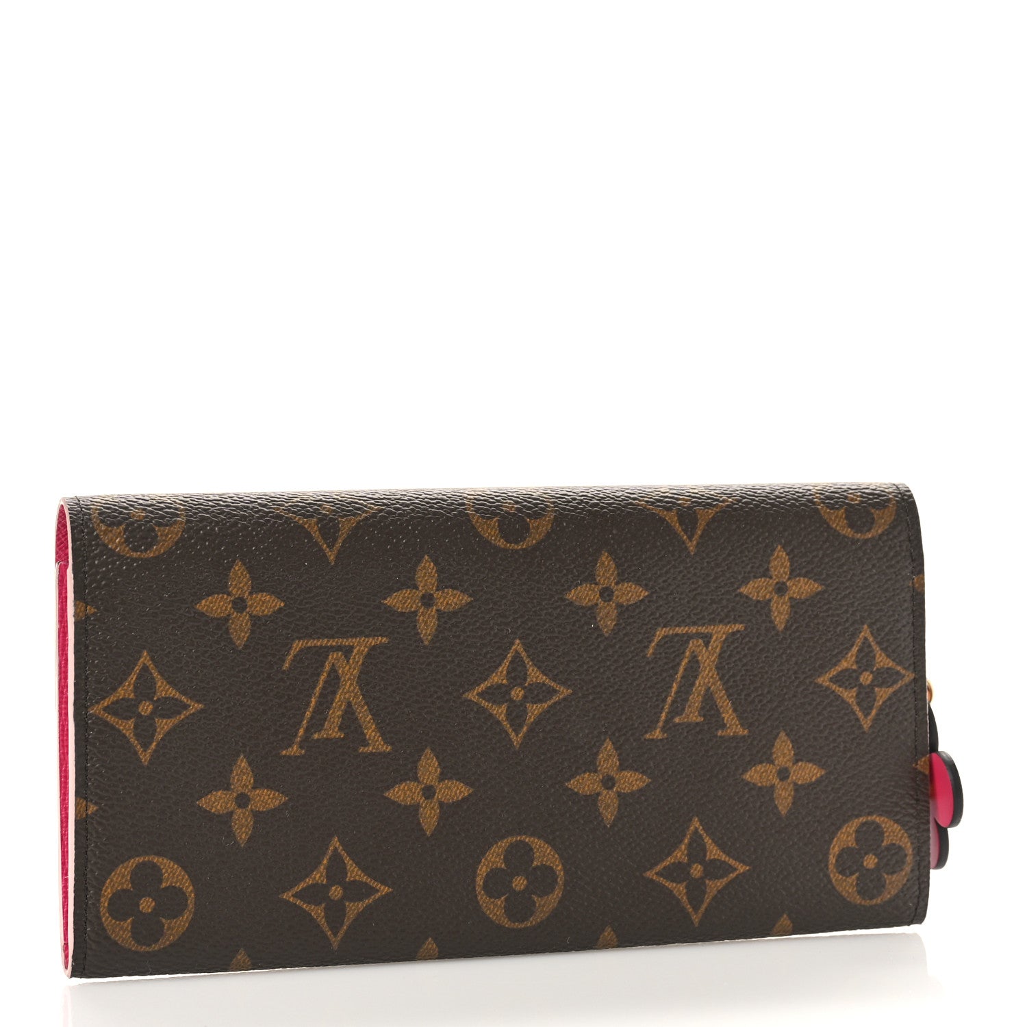 Louis Vuitton Monogram Bloom Flower Emilie Wallet Fuchsia 3 of 9