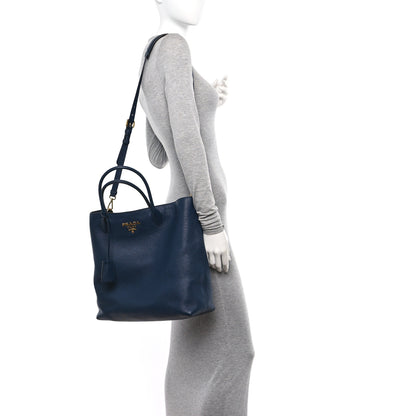 Prada Vitello Phenix Tote Baltico 2 of 9