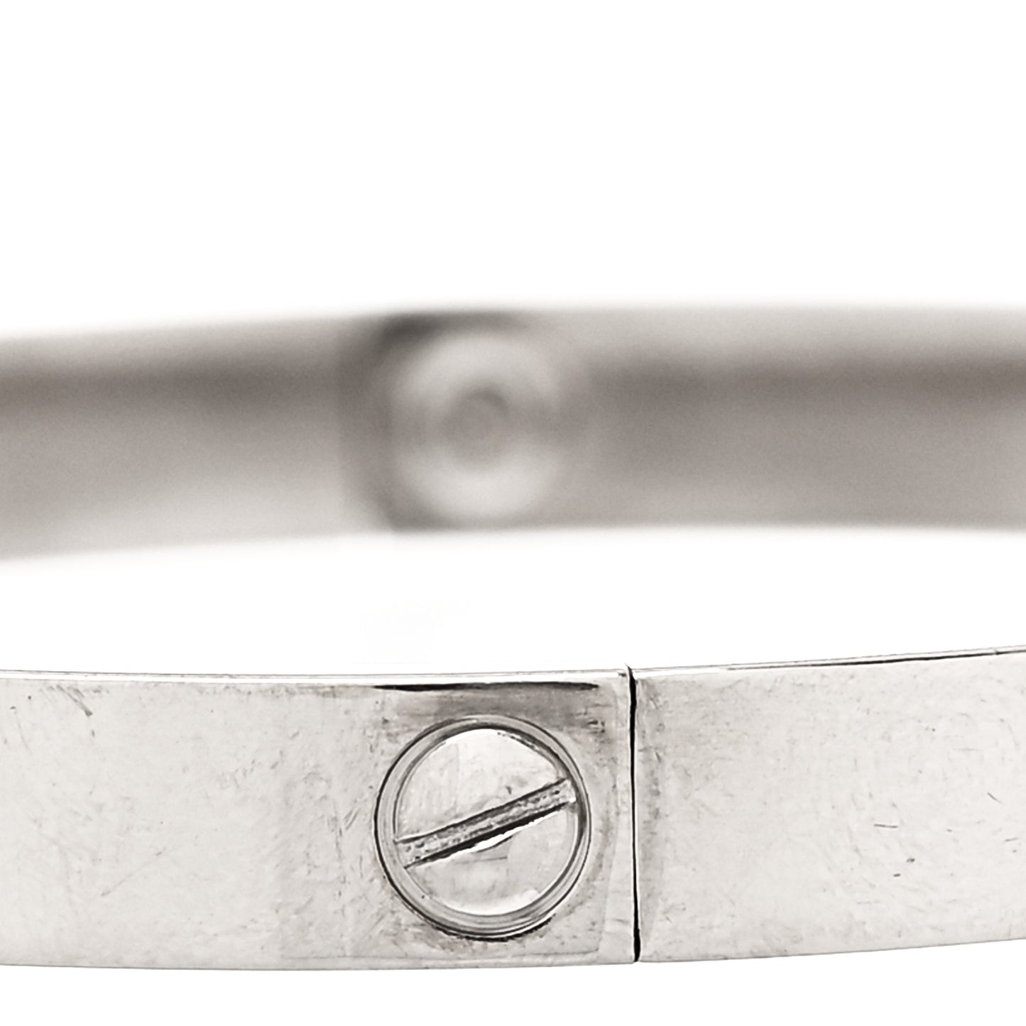 18K White Gold LOVE Bracelet 21