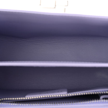 Salvatore Ferragamo Brushed Off Calfskin Mini Iconic Top Handle Bag New Lavender 5 of 10