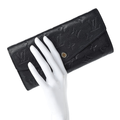 Louis Vuitton Empreinte Curieuse Wallet Black 2 of 13