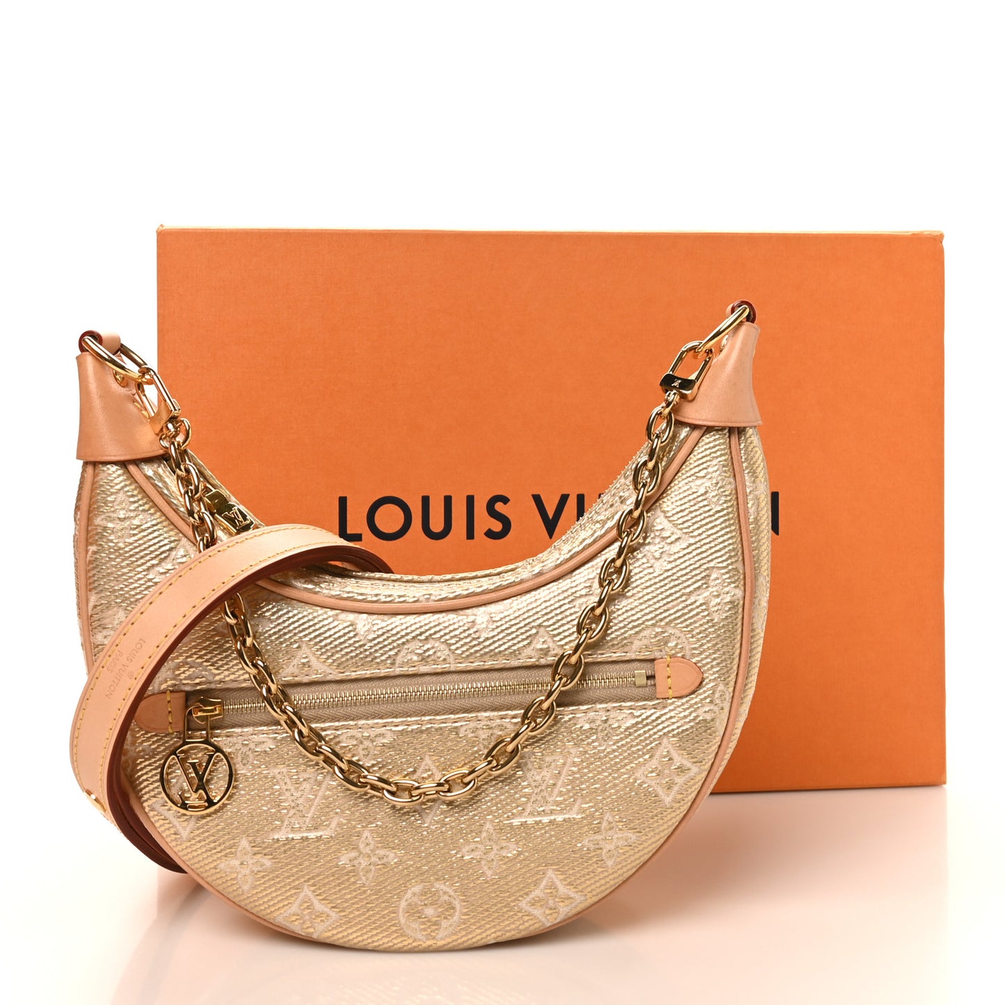 Monogram Jacquard Loop Gold