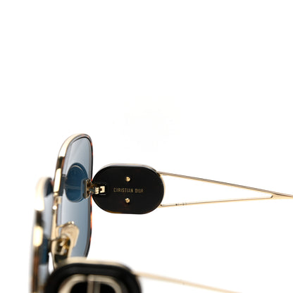 Christian Dior Square Bobby Sunglasses Tortoise Blue 5 of 7