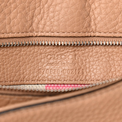 Gucci Cellarius Calfskin Large Bamboo Daily Top Handle Bag Camelia 5 of 11