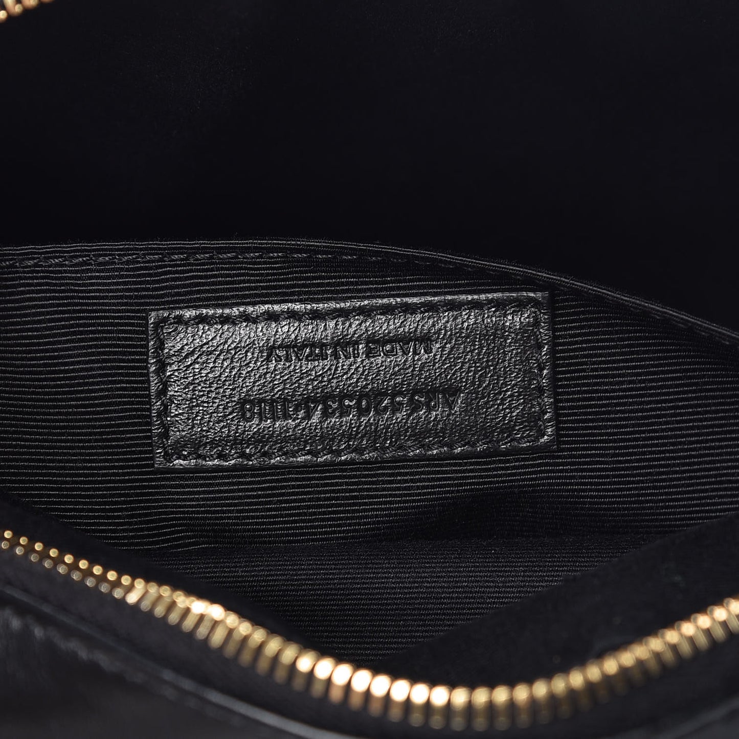 Calfskin Matelasse Monogram Lou Camera Bag Black