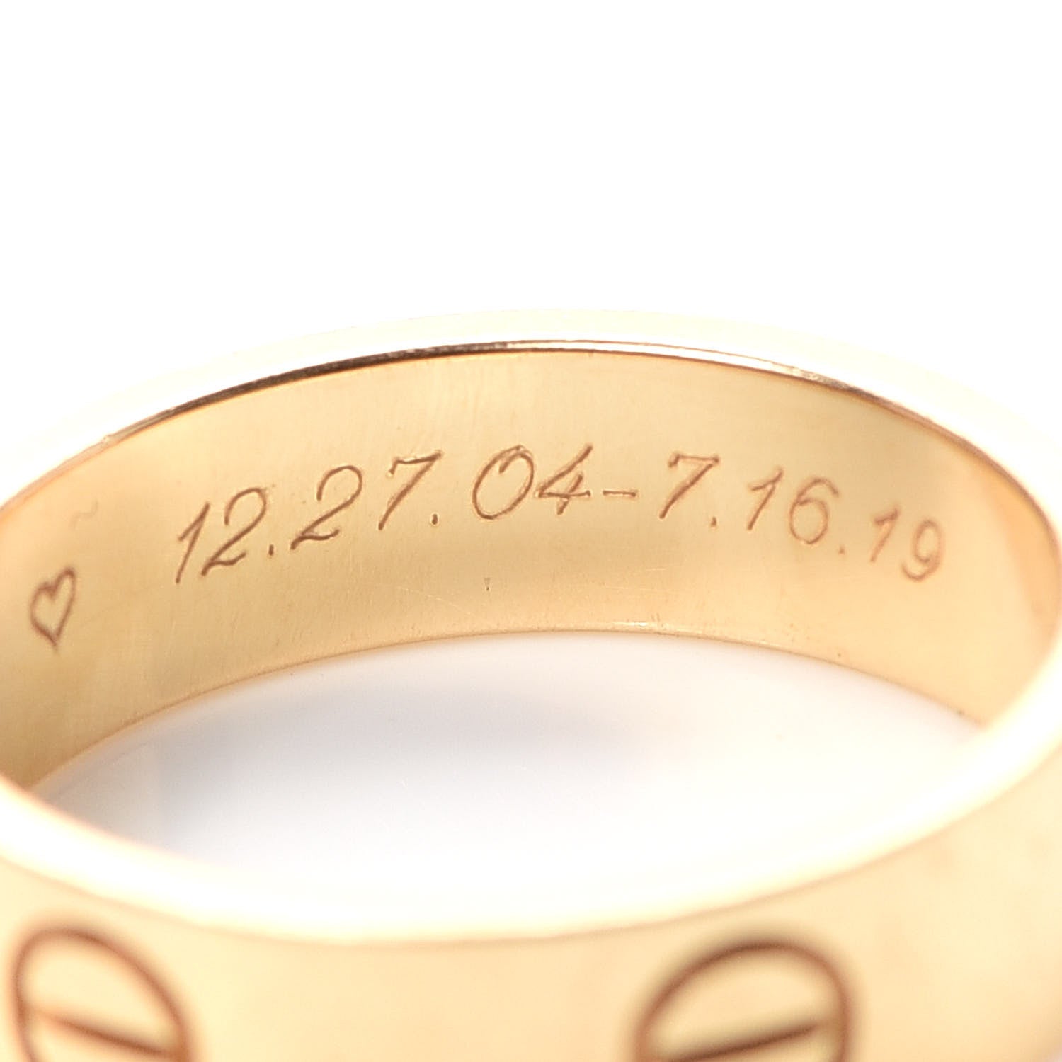 Cartier 18K Yellow Gold 5.5mm LOVE Ring 56 7.5 5 of 8