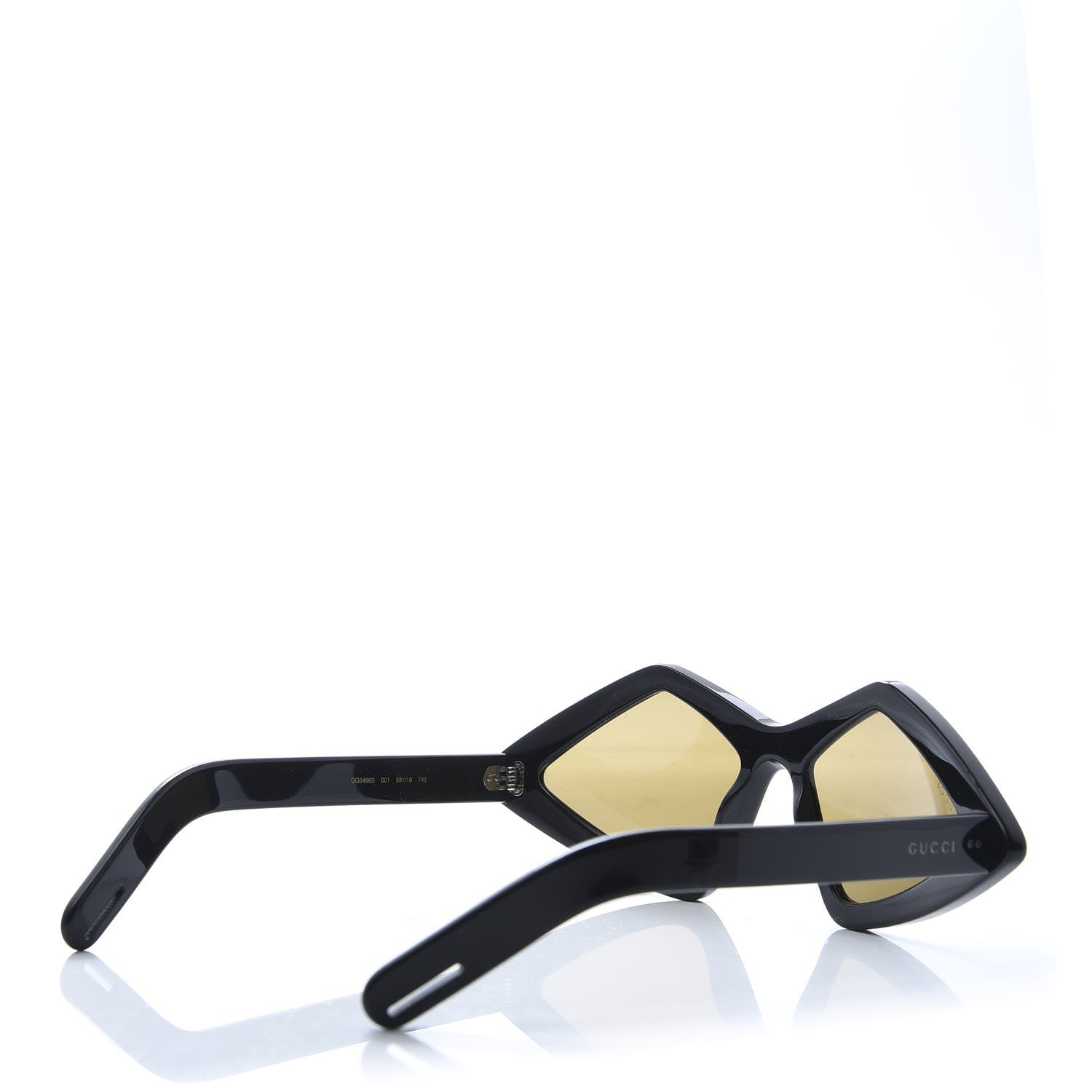 Gucci Acetate Geometric Sunglasses GG0496S Black 4 of 9