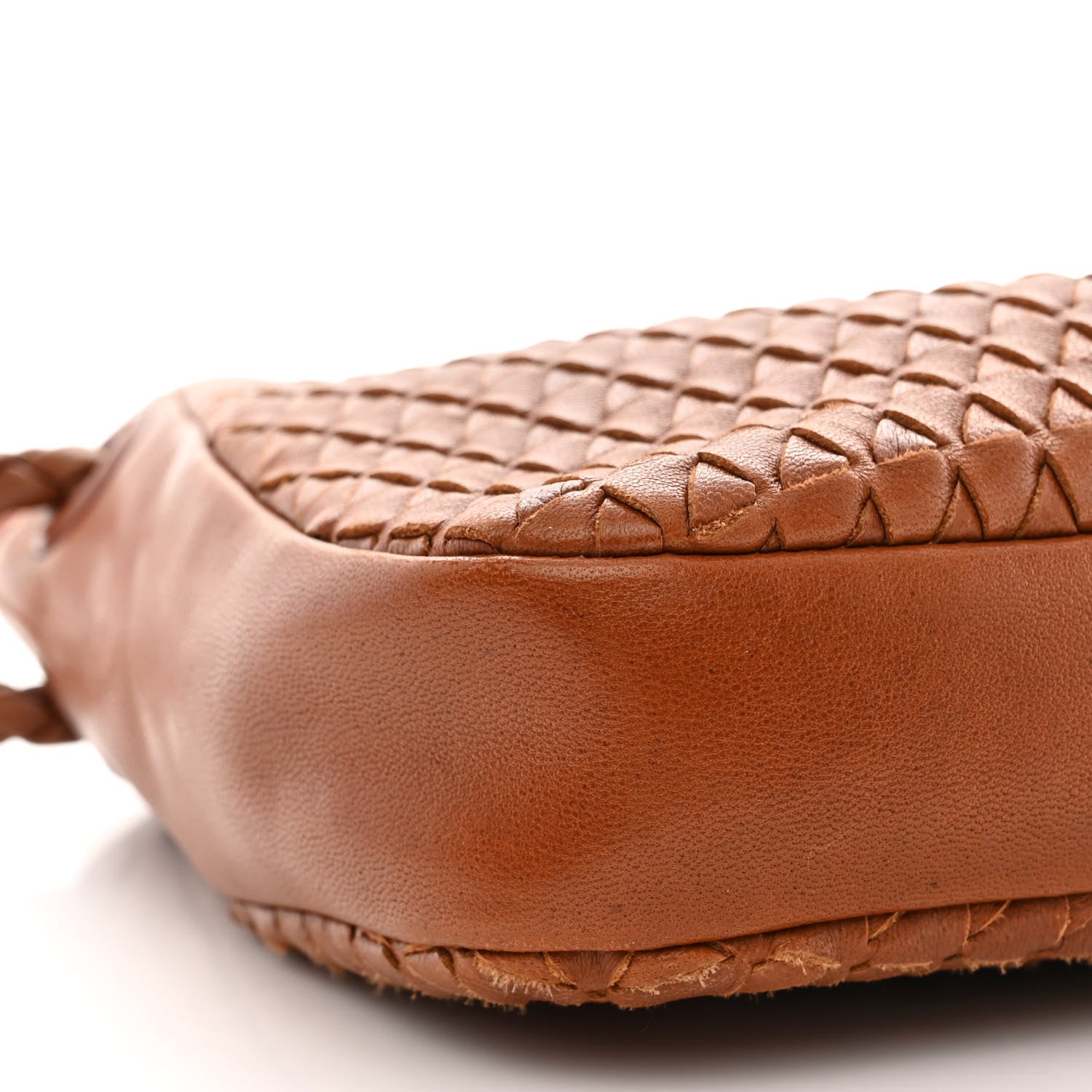 Bottega Veneta Nappa Intrecciato Shoulder Bag Light Brown 9 of 11