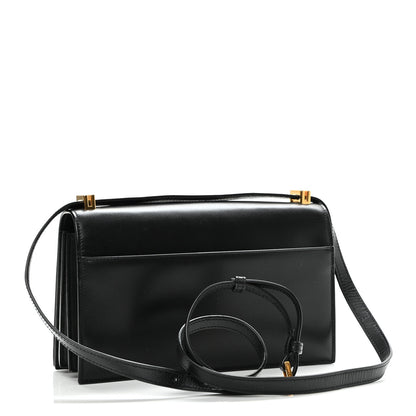 Saint Laurent Smooth Calfskin Medium Domino Shoulder Bag Black 3 of 10