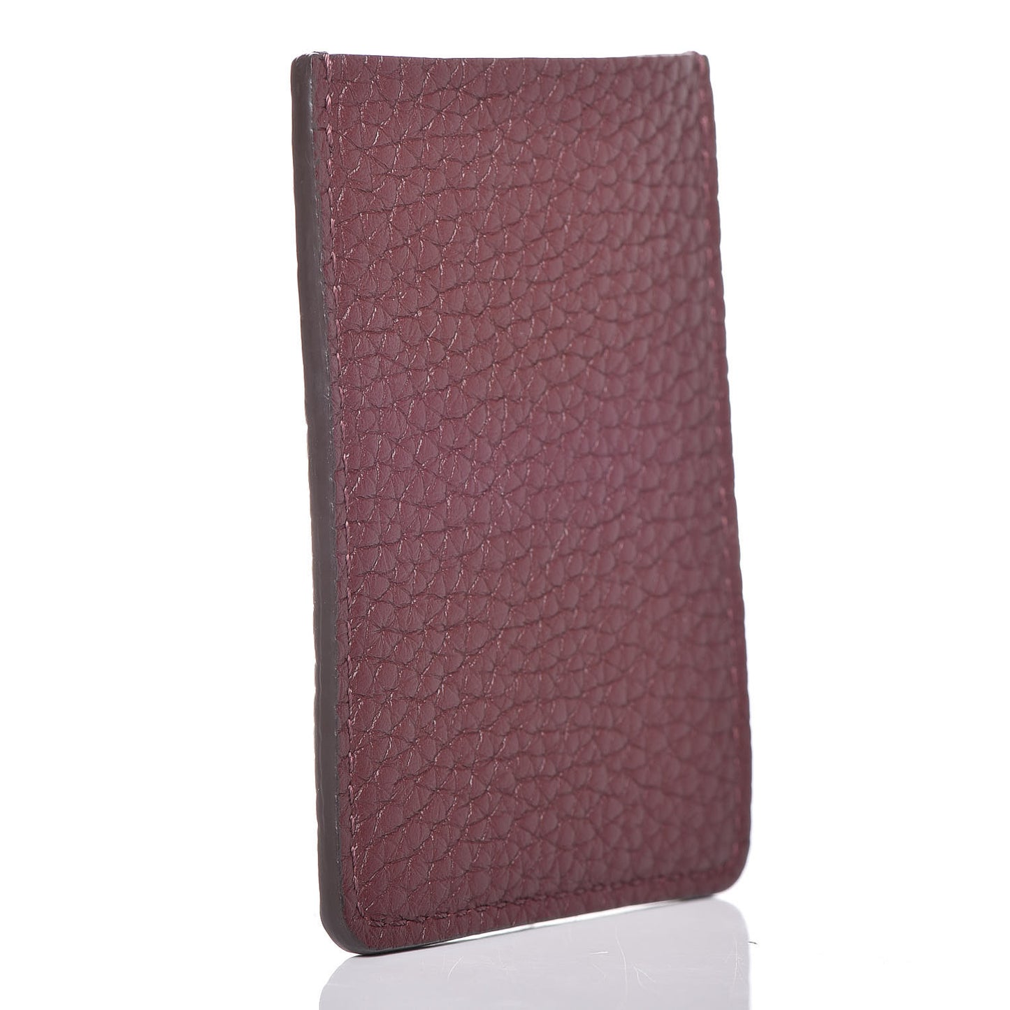 Taurillon Card Holder Bordeaux