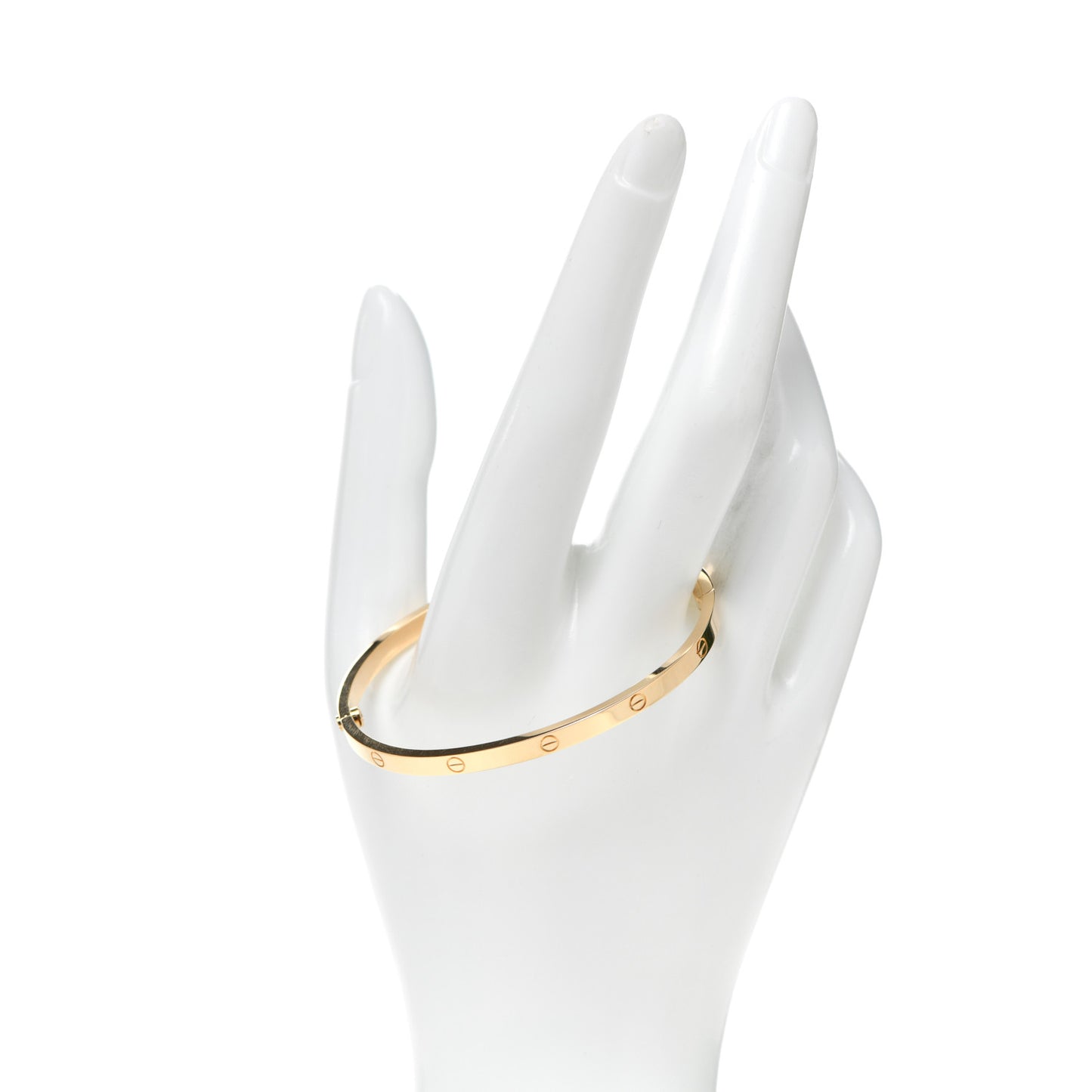 18K Yellow Gold Small LOVE Bracelet 17