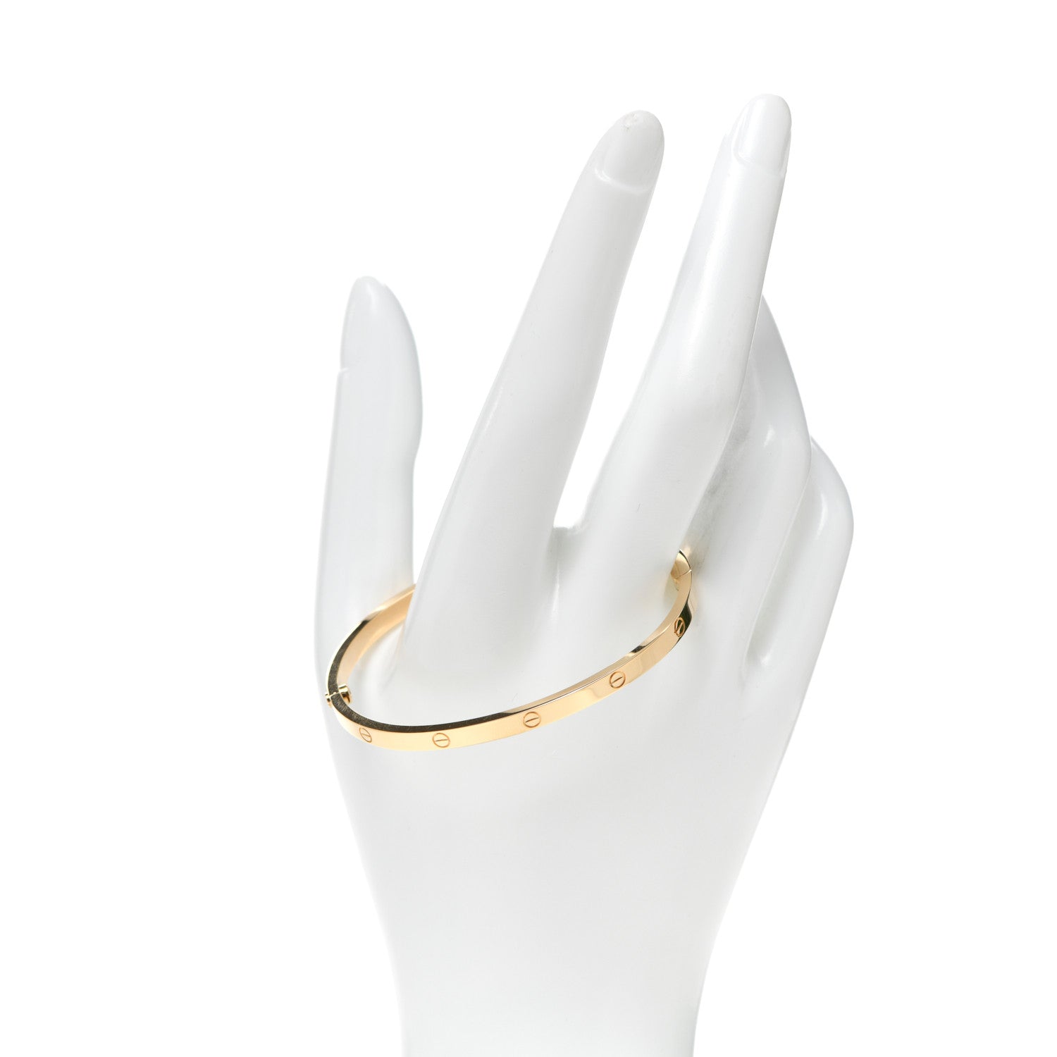 Cartier 18K Yellow Gold Small LOVE Bracelet 17 2 of 5