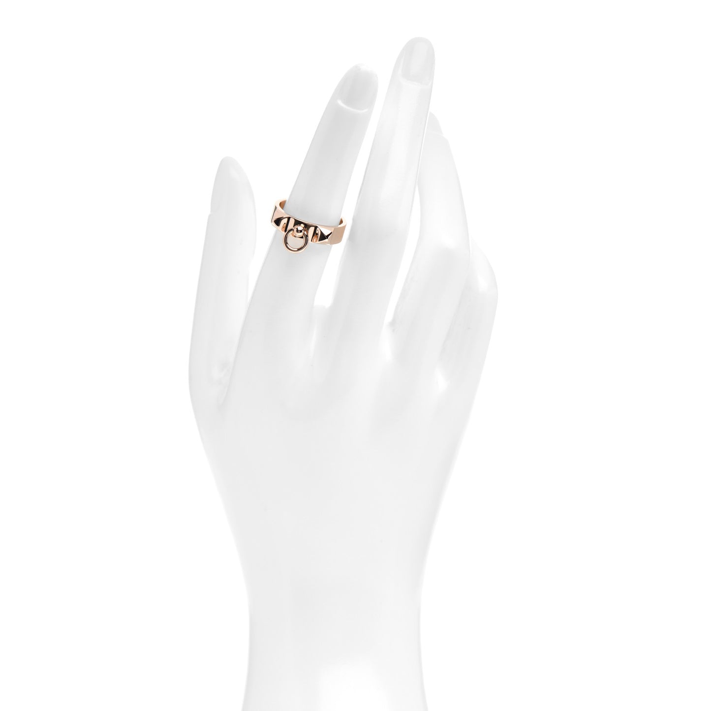 18K Rose Gold PM Collier De Chien Ring 53 6.25