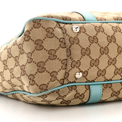 Gucci Monogram Medium Twins Shoulder Bag Turquoise 9 of 15
