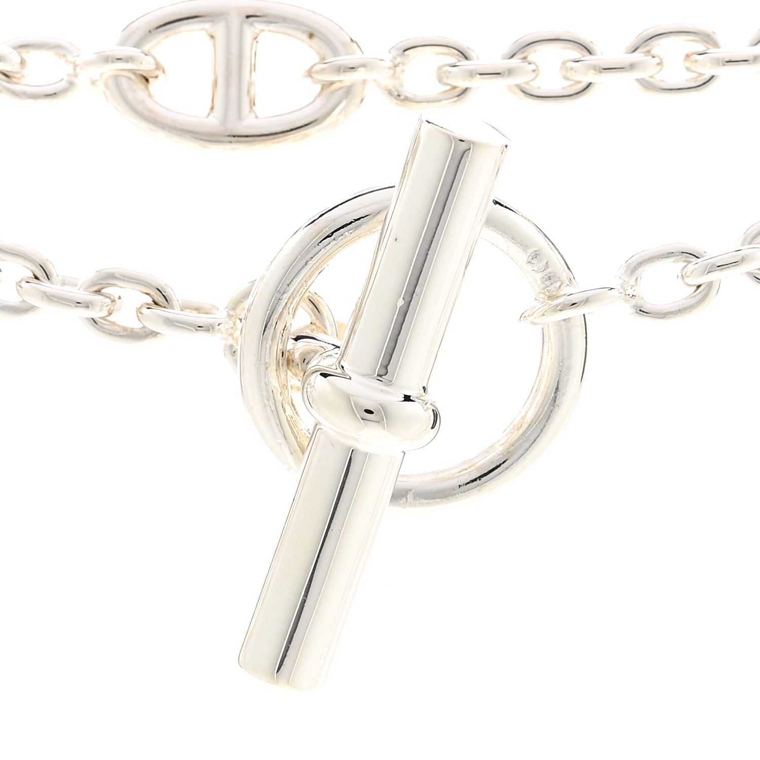 Hermes Sterling Silver Farandole Necklace 120 4 of 6