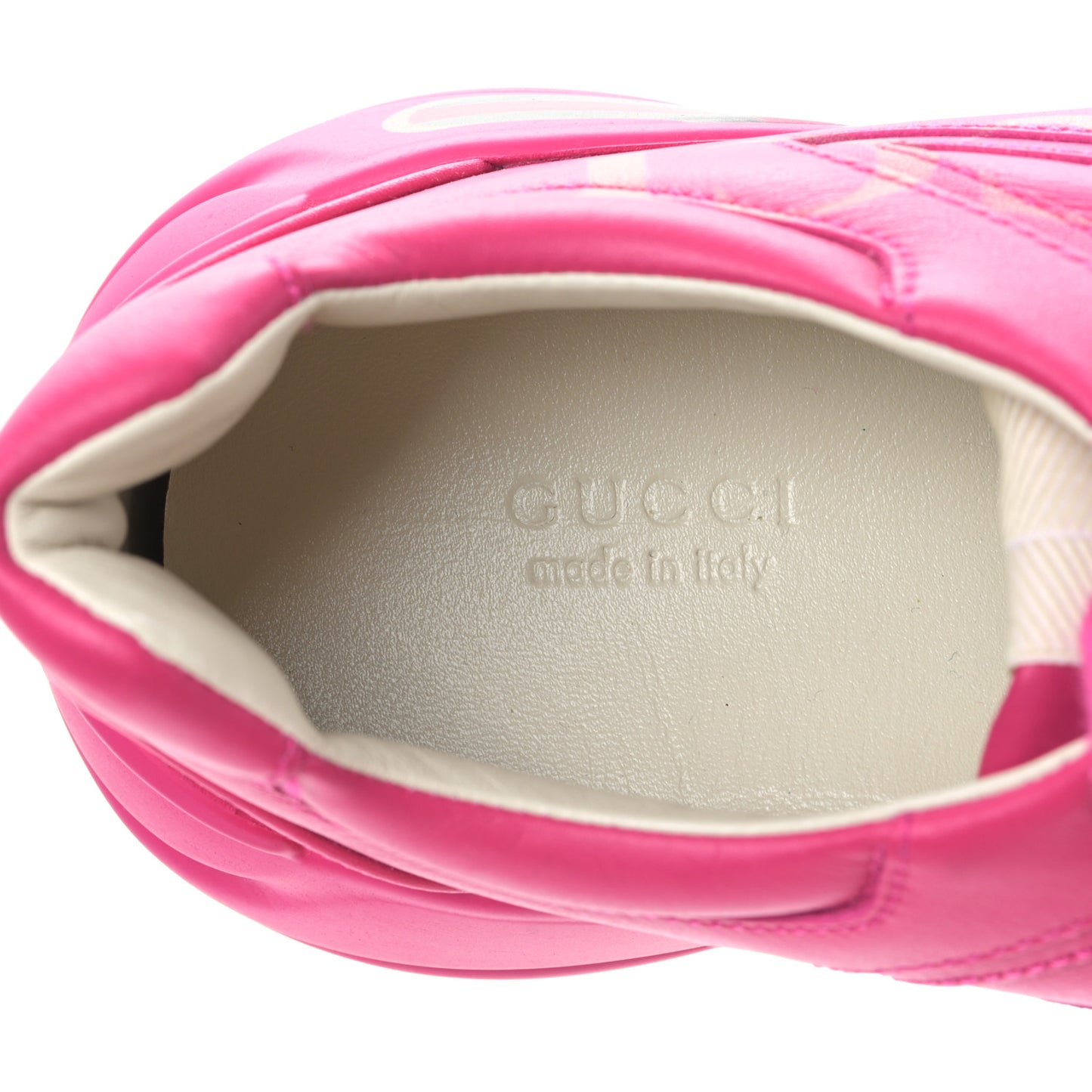 Calfskin Logo Womens Rhyton Sneakers 39 Box Pink