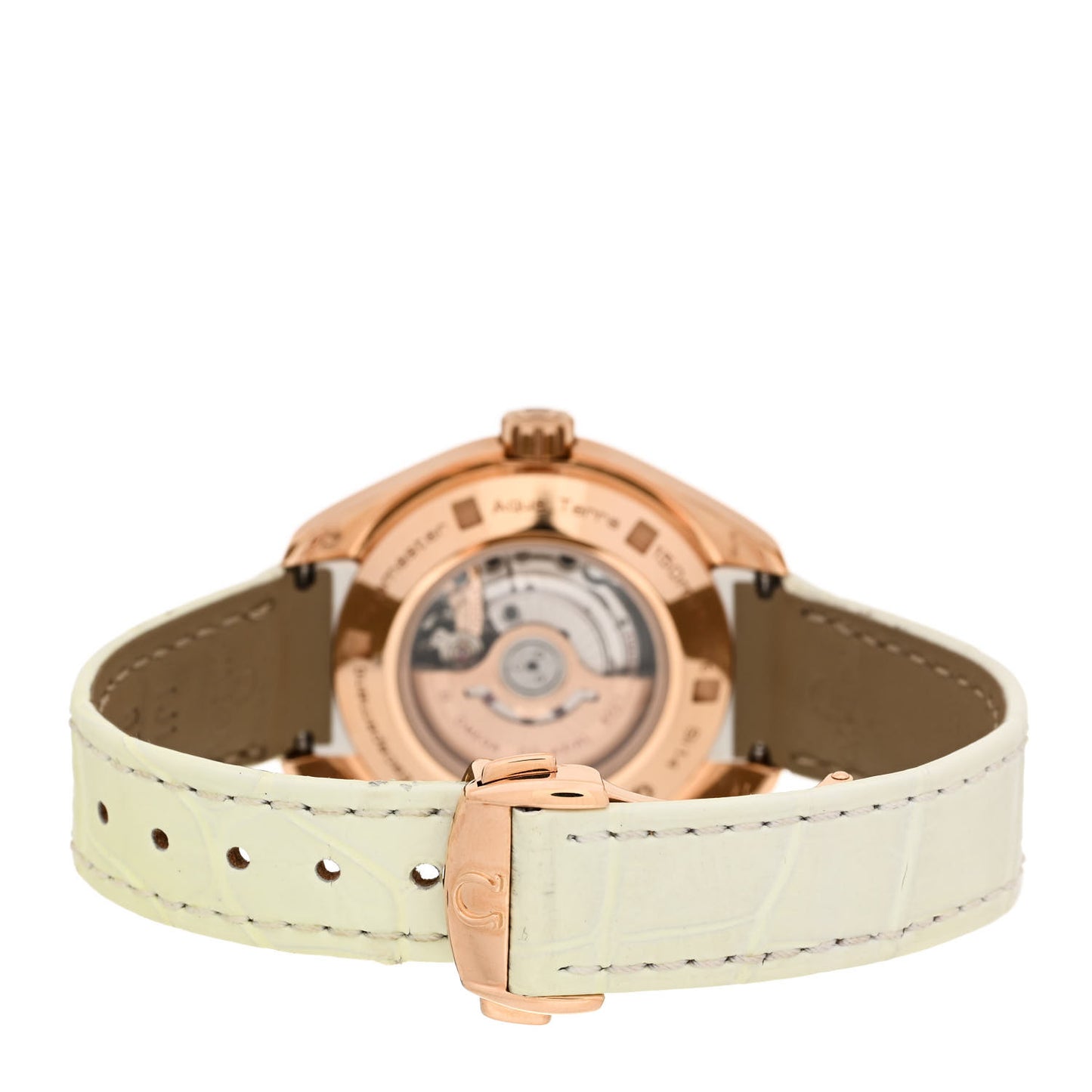 18K Red Gold Alligator Diamond Bezel 34mm Seamaster Aqua Terra Co-Axial Chronometer Automatic Watch White 231.58.34.20.55.002