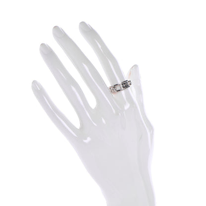 Tiffany 18K White Gold Diamond 1837 Ring 53 6.25 2 of 6