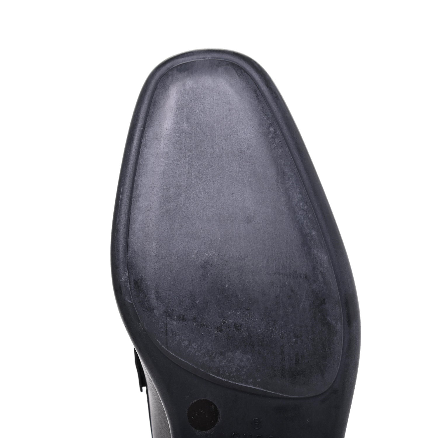 Gucci Calfskin Mens Horsebit Driver Loafers 7.5 Black 10 of 17