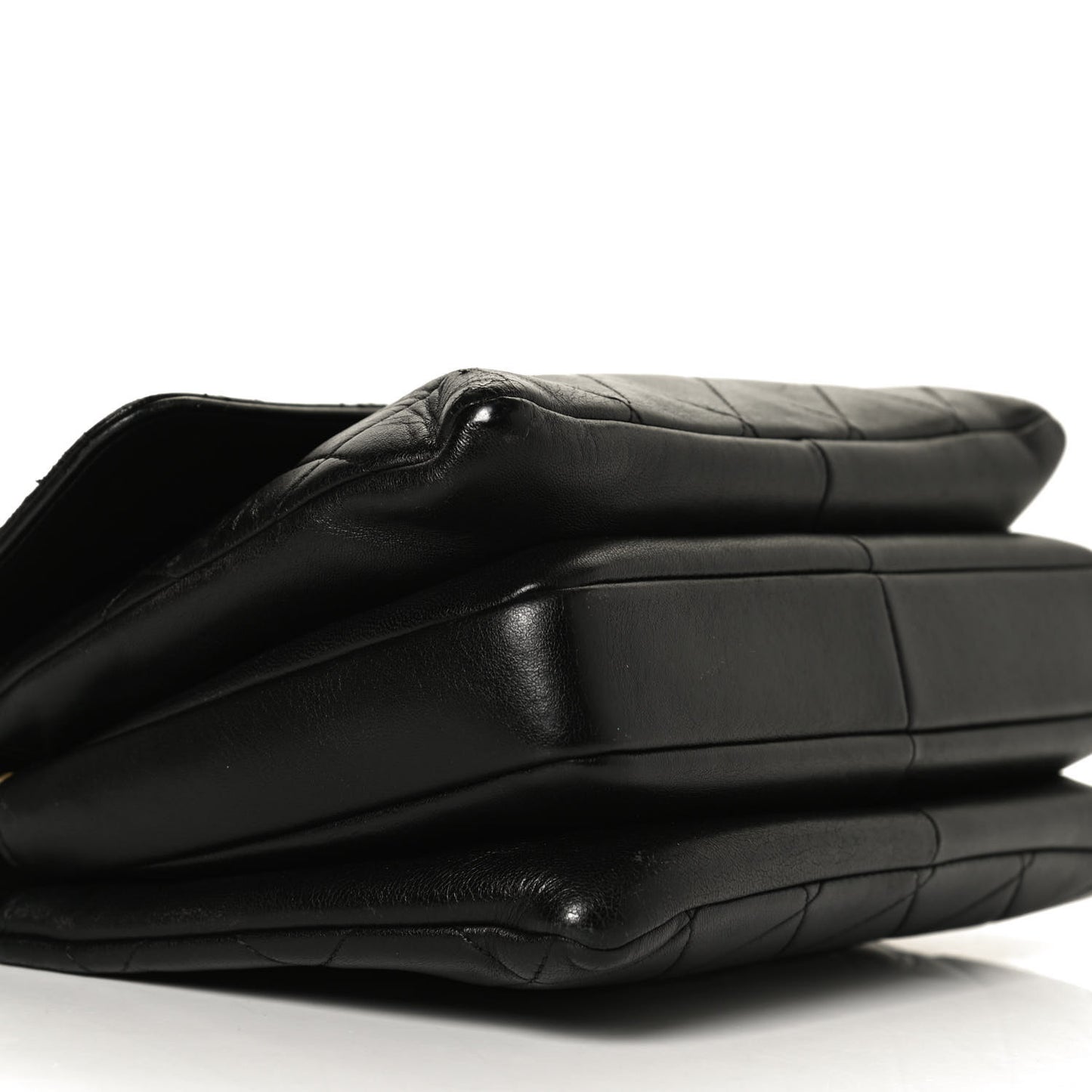 Lambskin Quilted Small Trendy CC Dual Handle Flap Bag Black