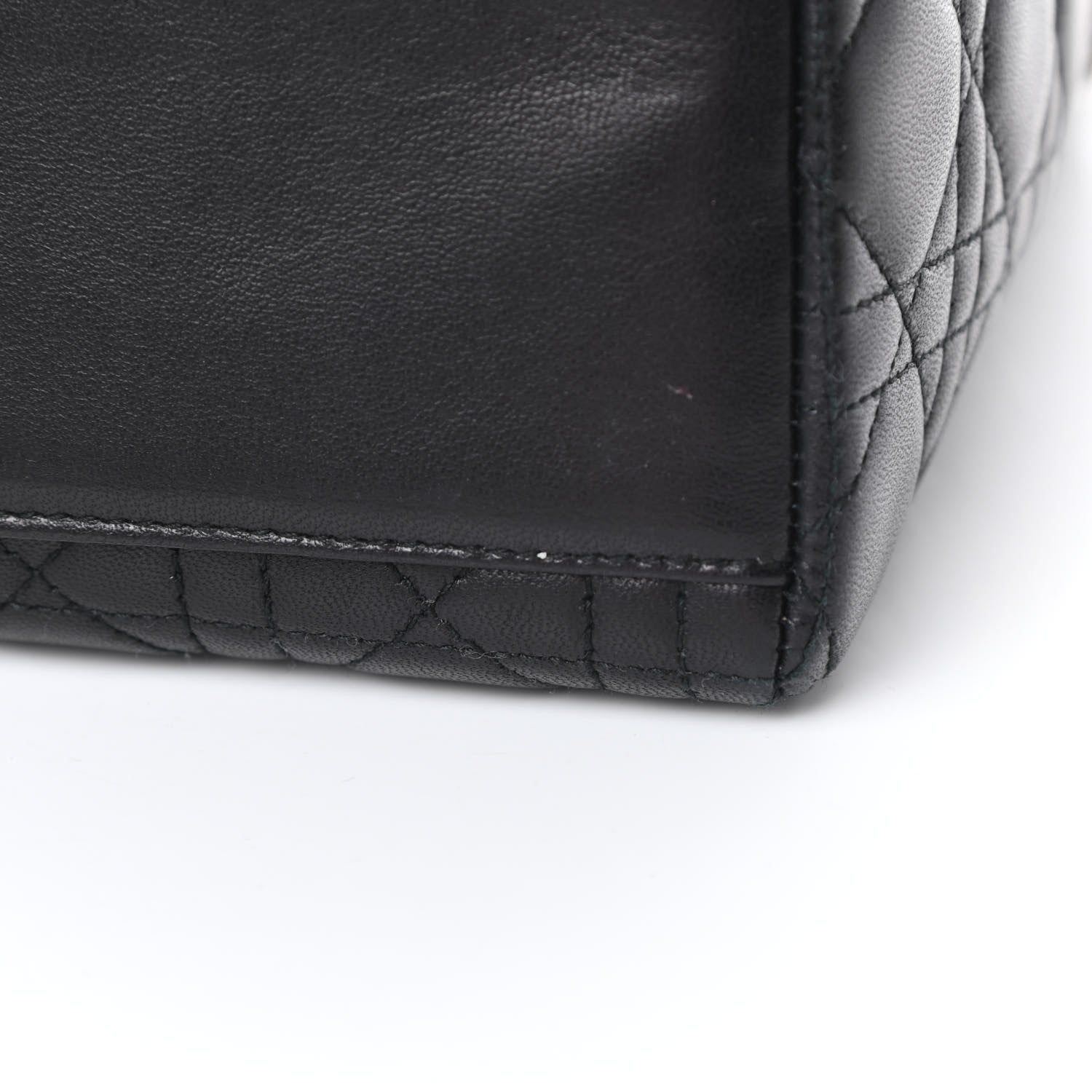 Christian Dior Lambskin Cannage Medium Lady Dior Black 11 of 15