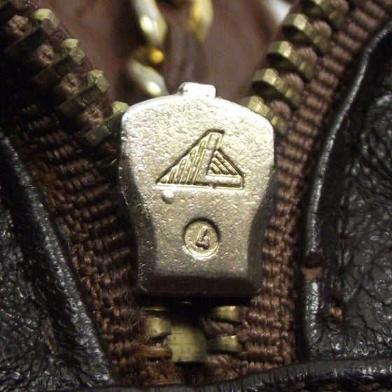 Lambskin Chevron Tassel Bag Brown