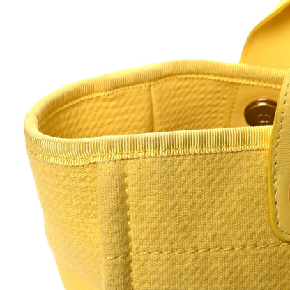 Chanel Mixed Fibers Small Deauville Tote Yellow 16 of 16