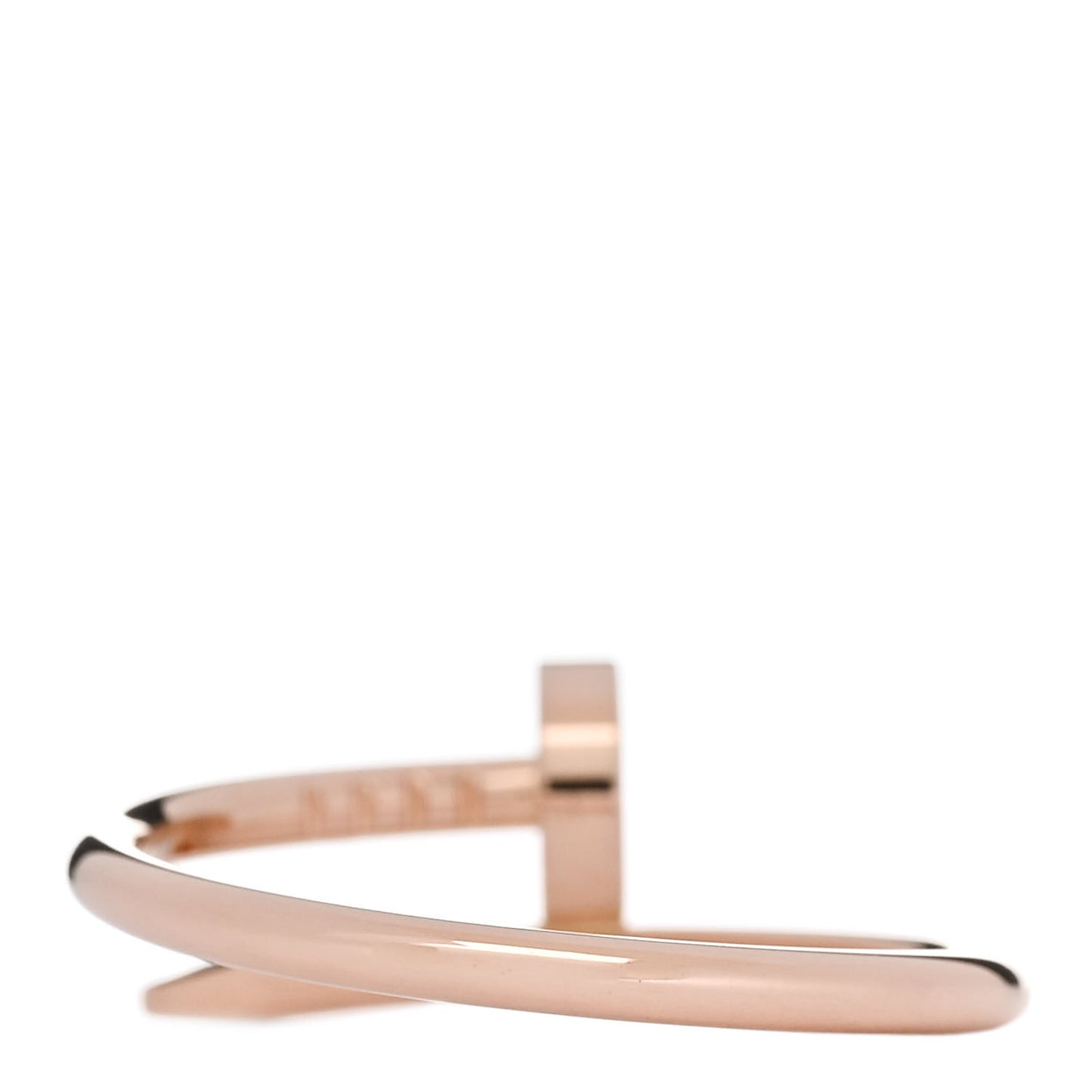 18K Pink Gold Small Juste Un Clou Ring 53 6.5
