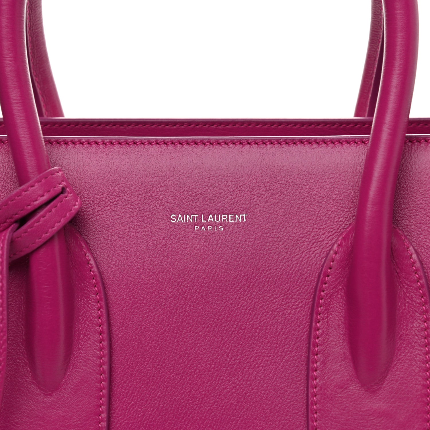 Saint Laurent Calfskin Small Sac De Jour Electric Pink 5 of 8