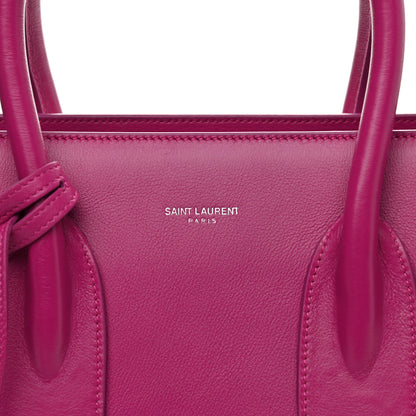 Saint Laurent Calfskin Small Sac De Jour Electric Pink 5 of 8
