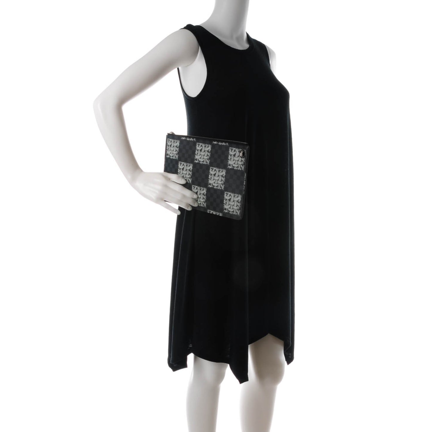 Damier Graphite Rope Pochette Jour PM White
