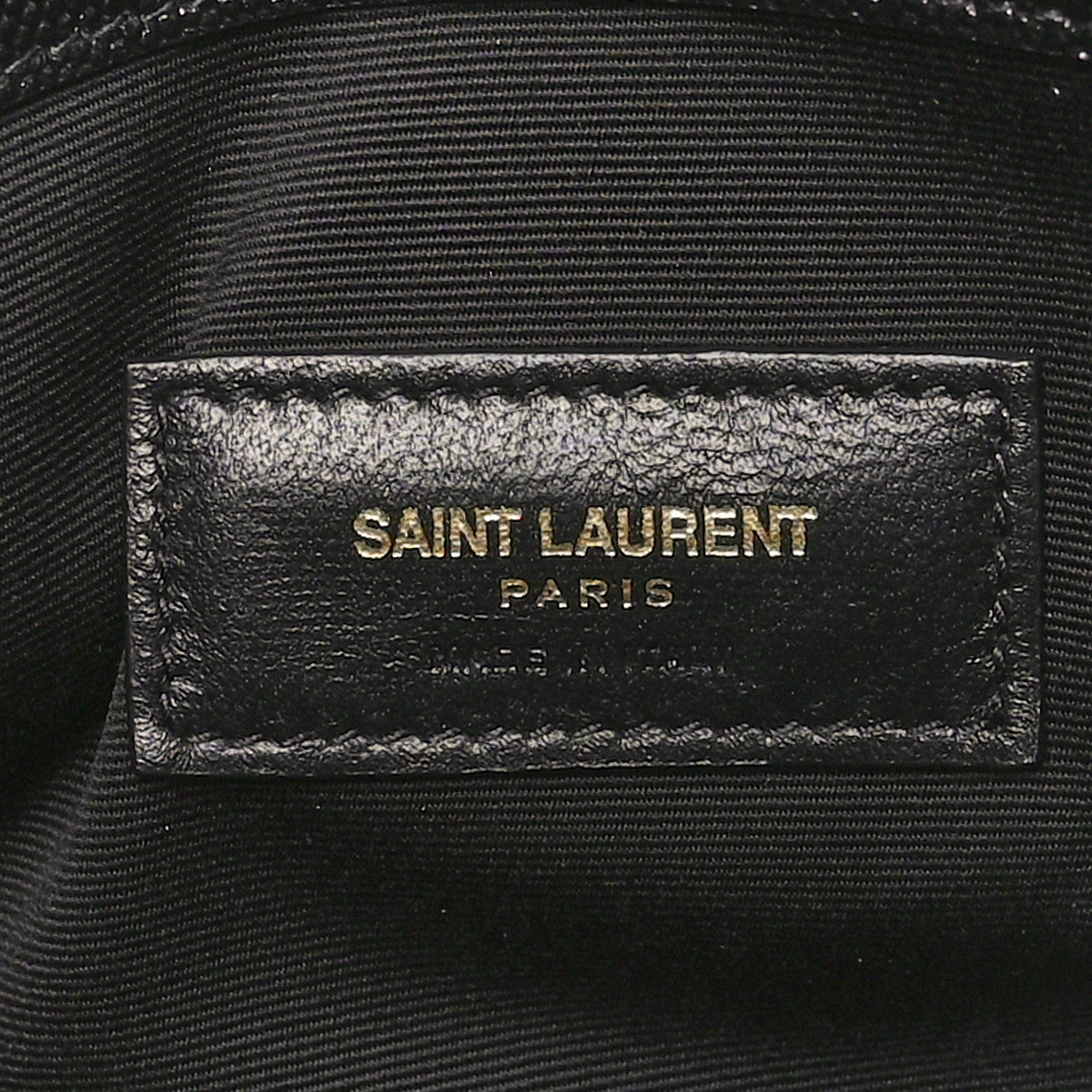 Saint Laurent Grain De Poudre Uptown Pouch Black 6 of 8