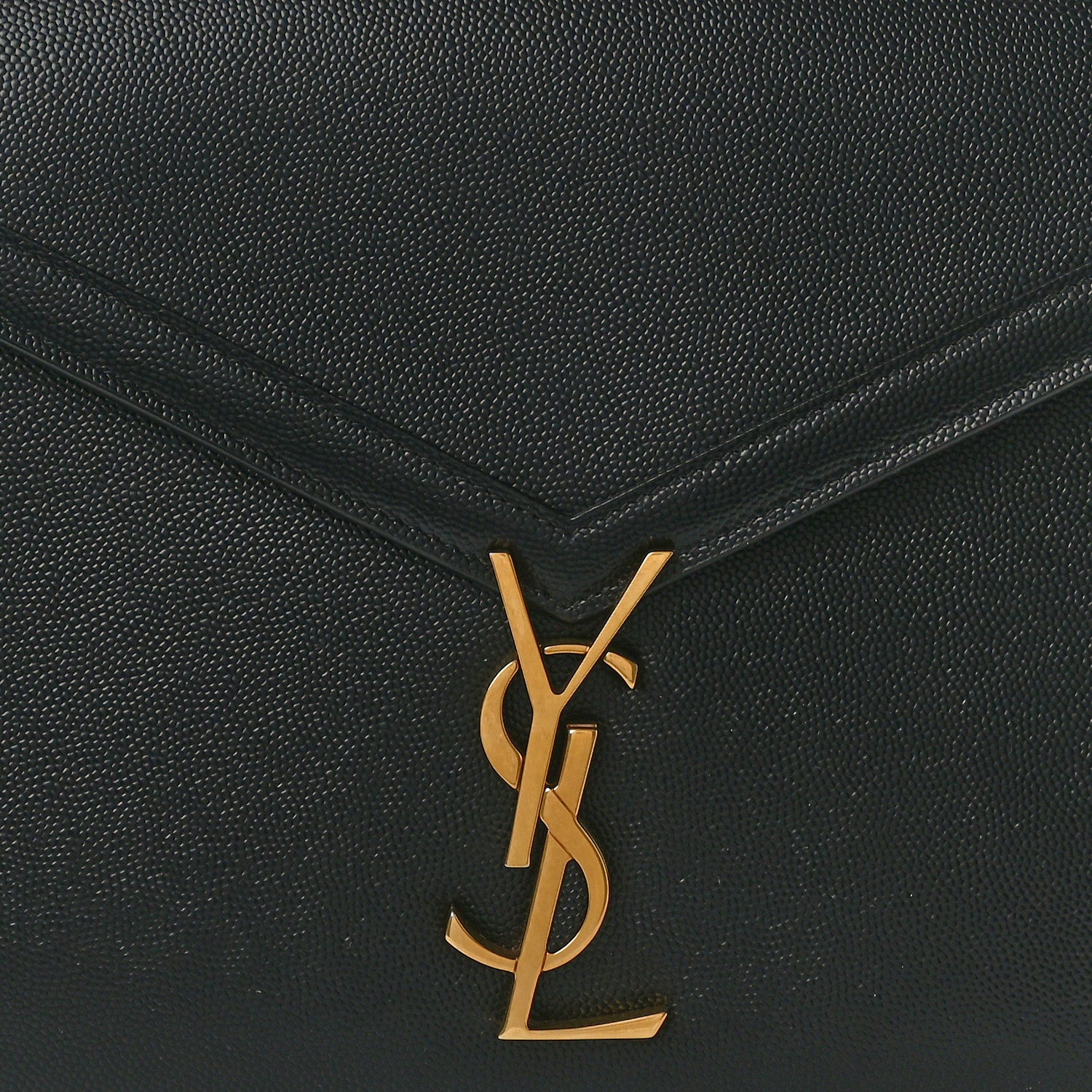 Saint Laurent Grain de Poudre Medium Classic Monogram Cassandra Top Handle Black Rouge Legion 9 of 13