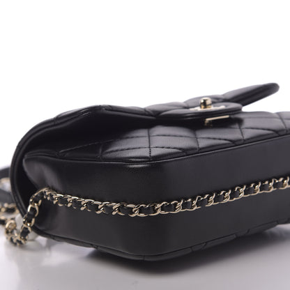 Chanel Lambskin Quilted Small My Precious Flap Black 5 of 10