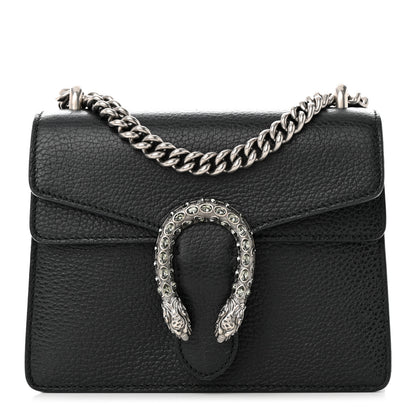 Gucci Calfskin Mini Dionysus Shoulder Bag Black 1 of 11