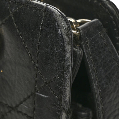 Christian Dior Calfskin Cannage Stitched Small Lady East West Lady Dior Black 12 of 12