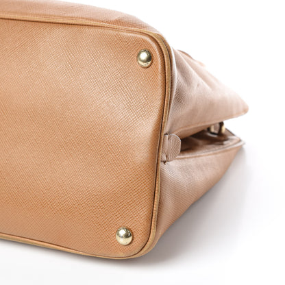 Prada Saffiano Cuir Open Promenade Tote Caramel 14 of 28