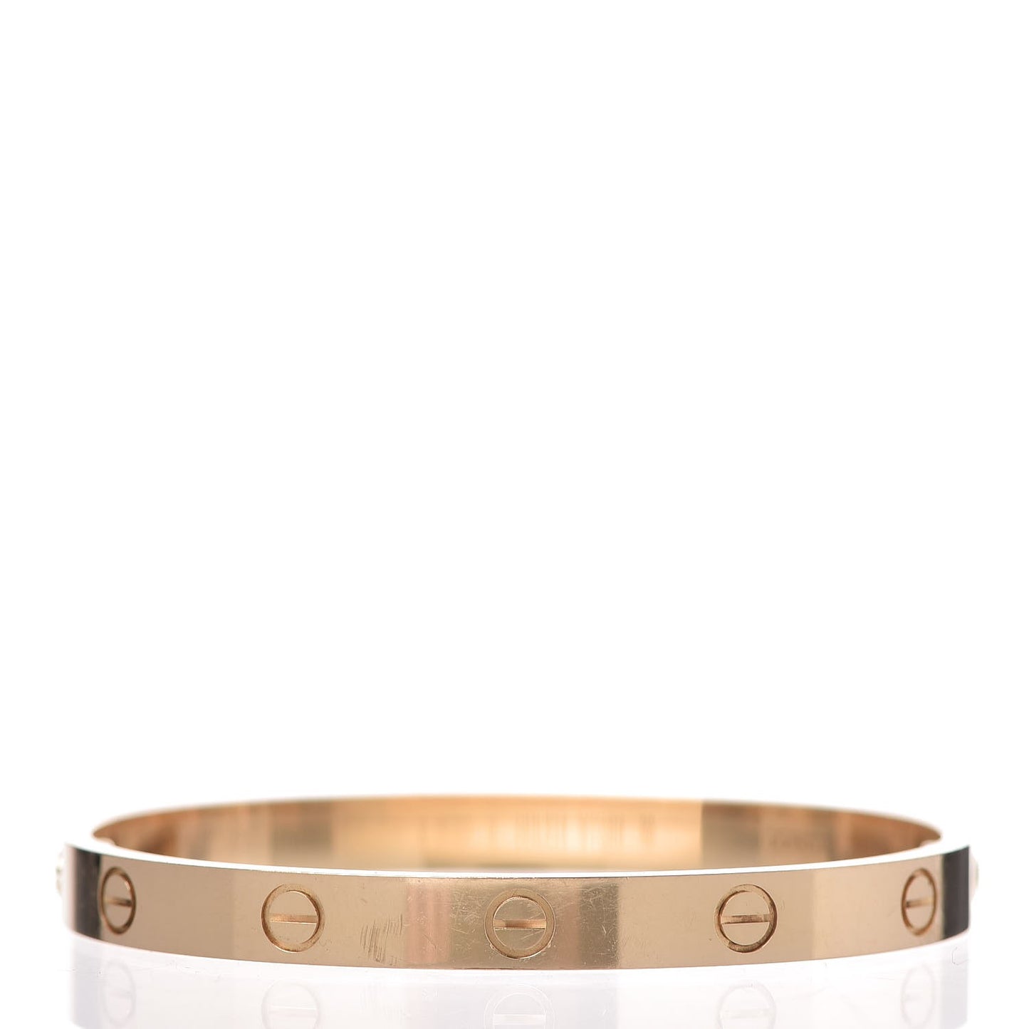 18K Yellow Gold LOVE Bracelet 17