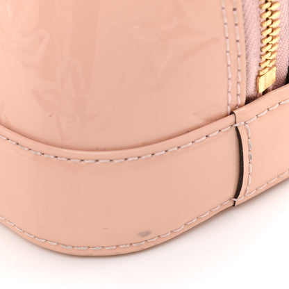 Louis Vuitton Vernis Flowers Alma BB Rose Ballerine 13 of 15