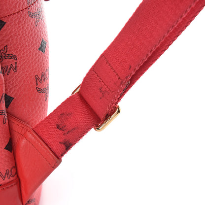 MCM Visetos Studded Medium Stark London Olympic Backpack Corail 13 of 13