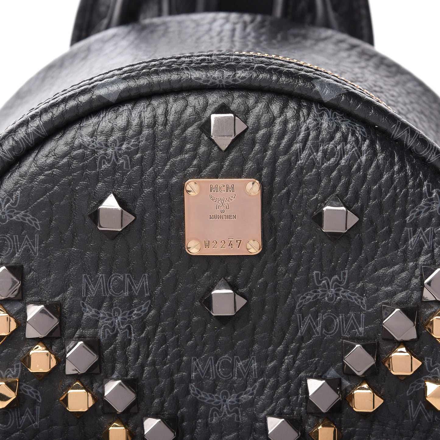 Visetos Studded Small Stark M Backpack Black
