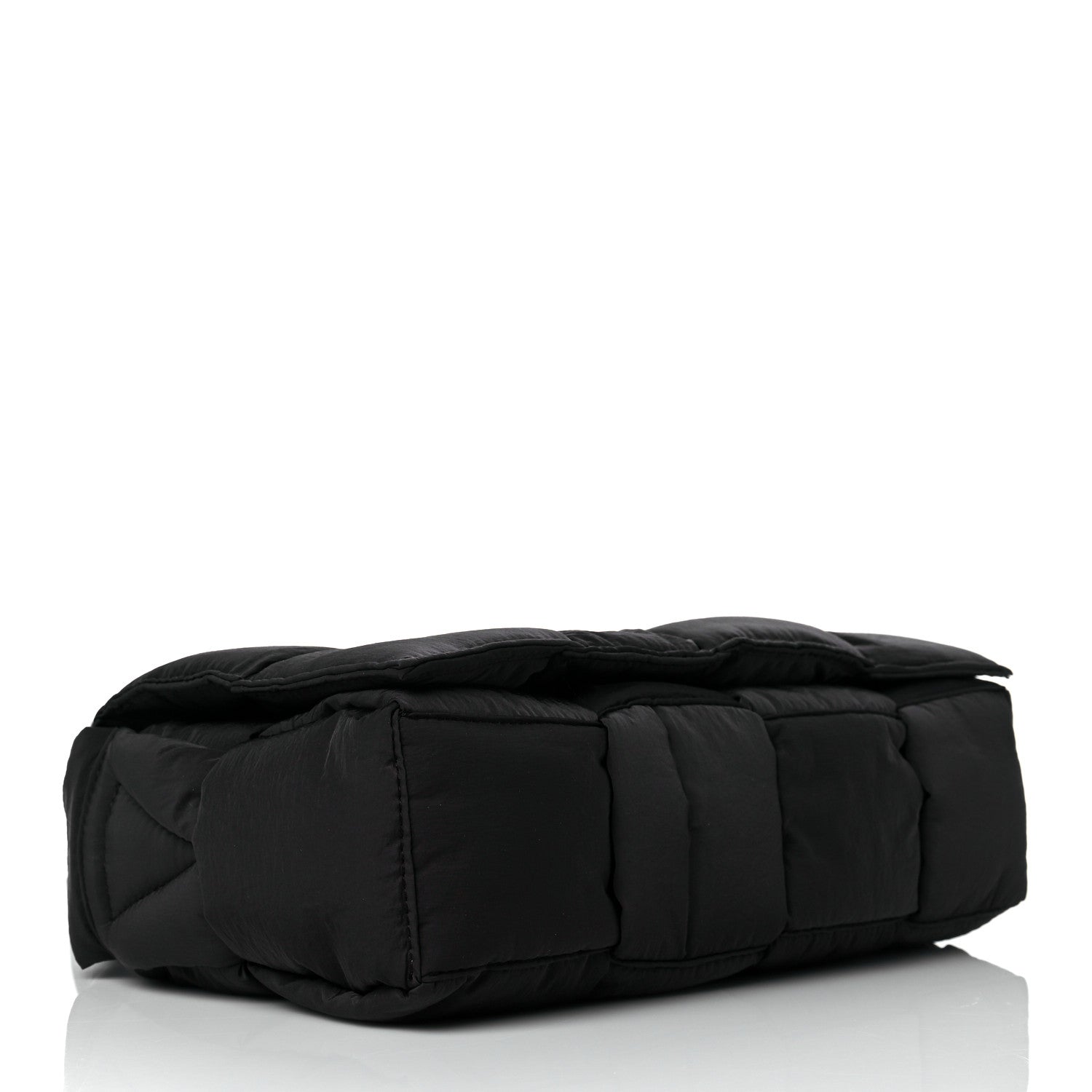 Bottega Veneta Nylon Intrecciato Padded Tech Cassette Bag Black 4 of 10