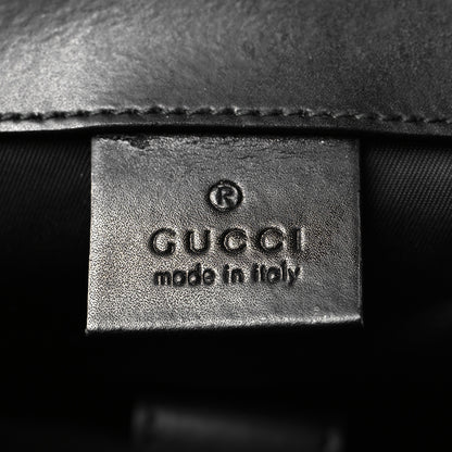 Gucci Soft GG Supreme Monogram Double Buckle Backpack Beige Black 6 of 10