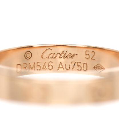 Cartier 18K Yellow Gold 3.5mm LOVE Wedding Band Ring 52 6 4 of 4