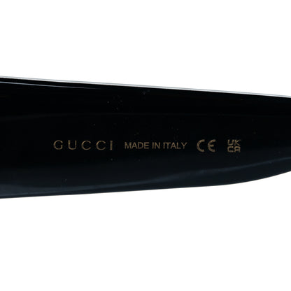 Gucci Acetate Square Frame Sunglasses GG0053S Black 6 of 6