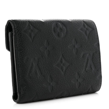 Louis Vuitton Empreinte Victorine Wallet Black 3 of 10