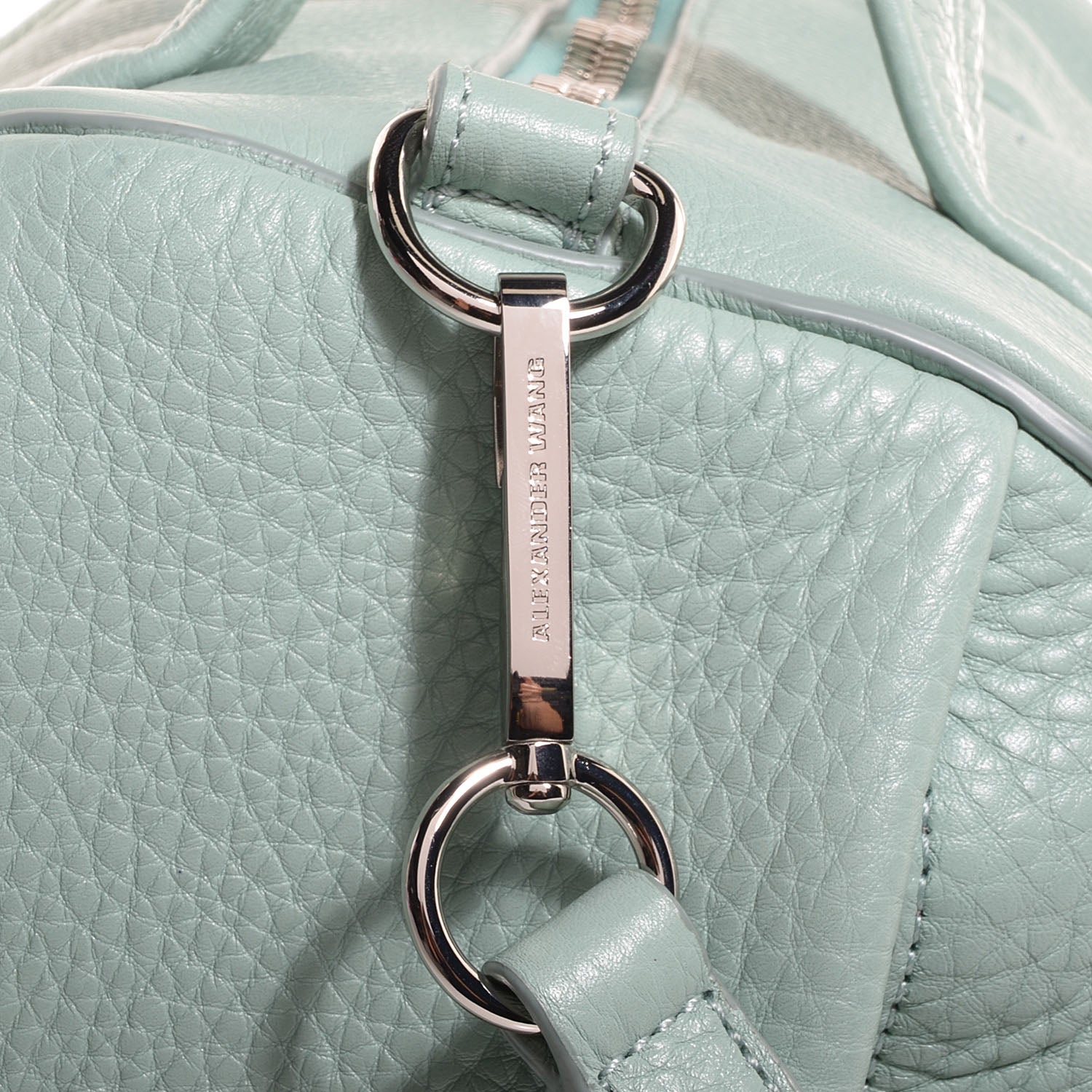 Alexander Wang Pebbled Calfskin Rocco Peppermint 8 of 8